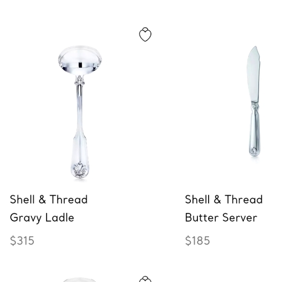 Tiffany & Co. Bridal Registry Shell & Thread Sterling Flatware 110 Piece Set - Picture 7 of 11